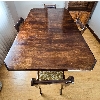 Image 2 : HARDWOOD DINNER TABLE WITH 4 CHAIRS