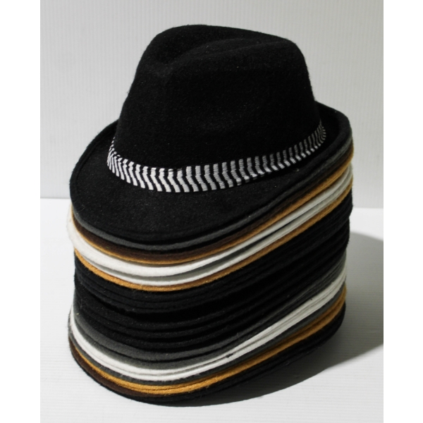 21 NEW FEDORA STYLE FELT HATS