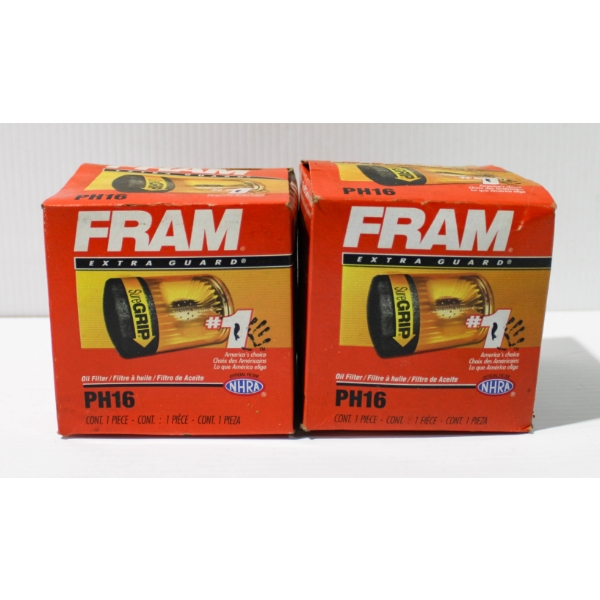 TWO FRAM PH16 SURE GRIP OIL FILTERS