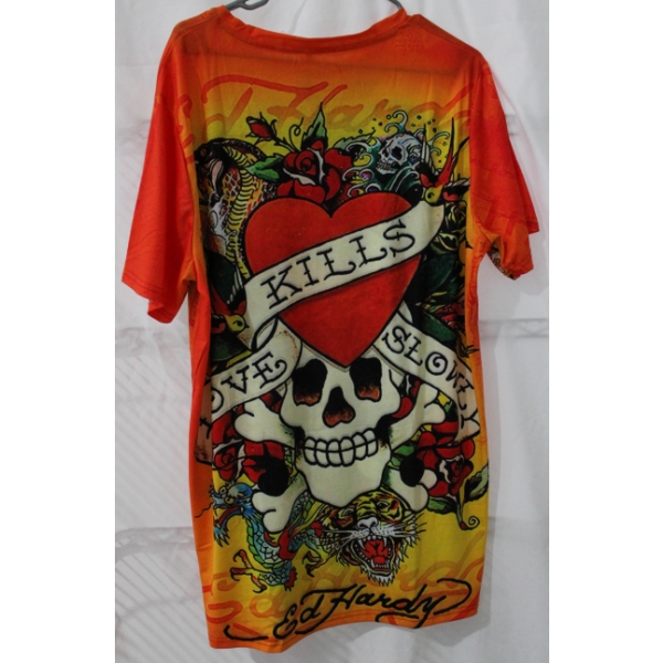 NEW MEN'S ED HARDY T SHIRT - SIZE XL