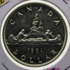 Image 1 : 1951 SILVER CANADA VOYAGEUR DOLLAR