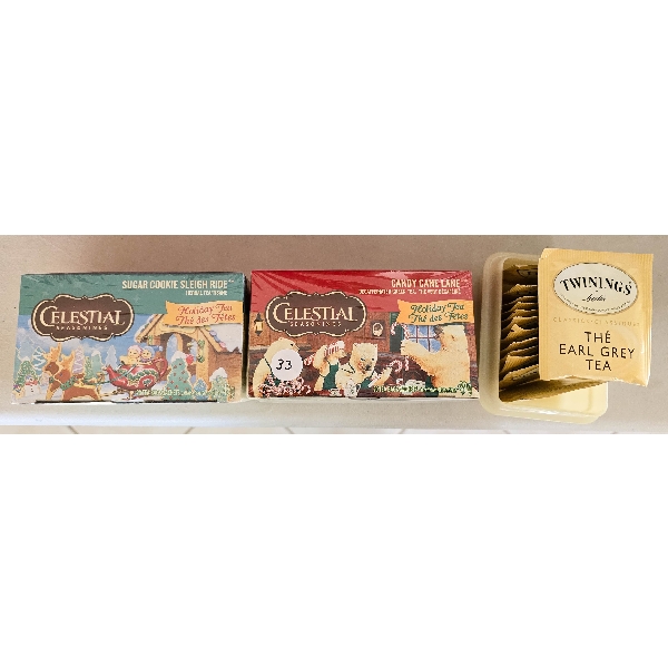 ASSORT. TEA'S - 2 SEALED CELESTIAL HOLIDAY TEA