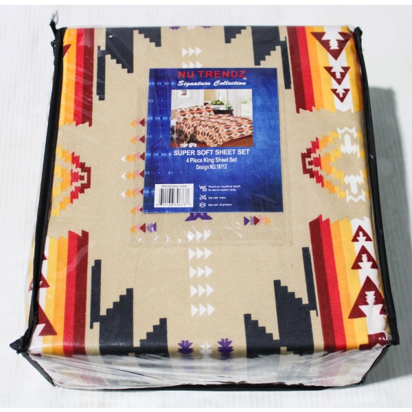 4PC NEW KING SHEET SET NU TRENDZ