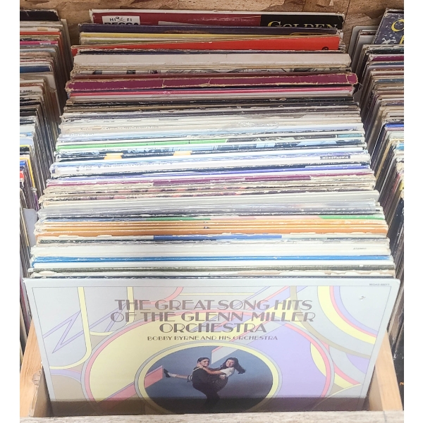 50+ VINTAGE ESTATE LP RECORDS GLEN MILLER ETC.