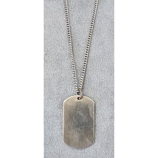 NEW 925 SILVER PENDANT W/ 22" STEEL CHAIN