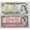 Image 1 : CANADIAN LAST OF ONE & TWO DOLLAR BILLS 