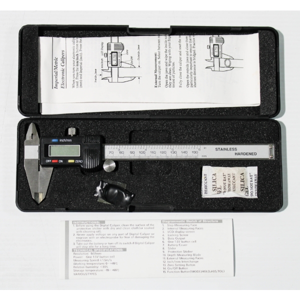 IMPERIAL / METRIC ELECTRONIC CALIPER