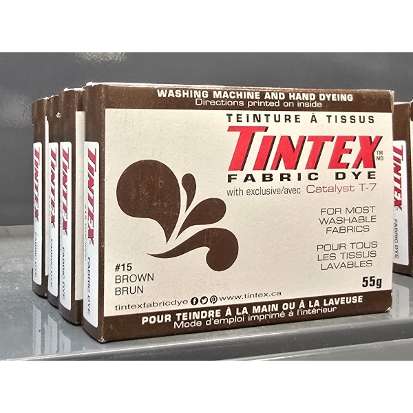 4PKS TINTEX BROWN FABRIC DYE