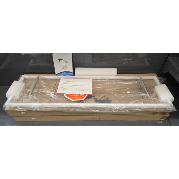 TWO TOILETTREE SEE THROUGH HANDLE MOUNTS