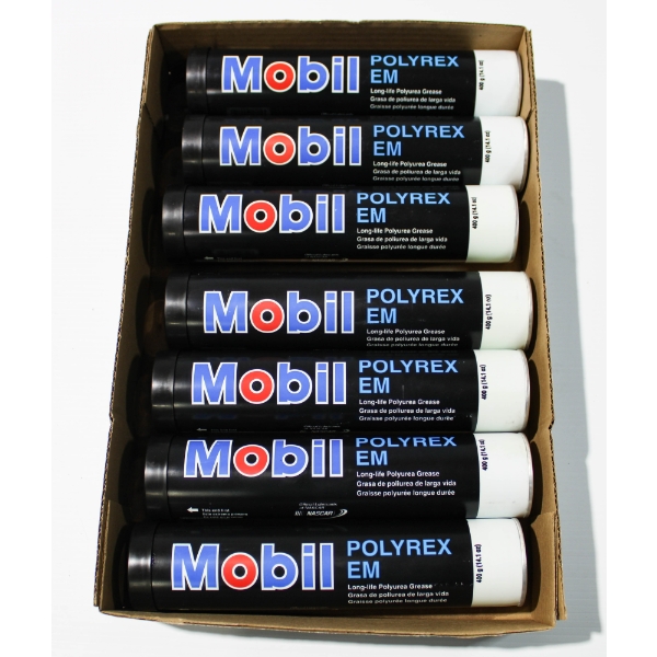 7 X 400G MOBIL POLYREX EM POLYUREA GREASE 