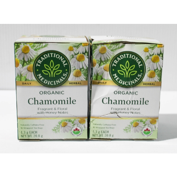 2PKS TM ORGANIC CHAMOMILE TEA BAGS 20.8G PER BX