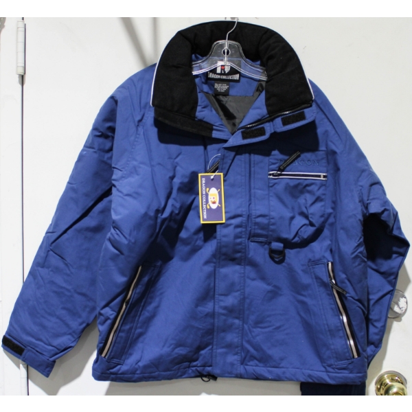  MEN'S WINTER COAT DRAGON COLLECTION - SIZE S - BLUE