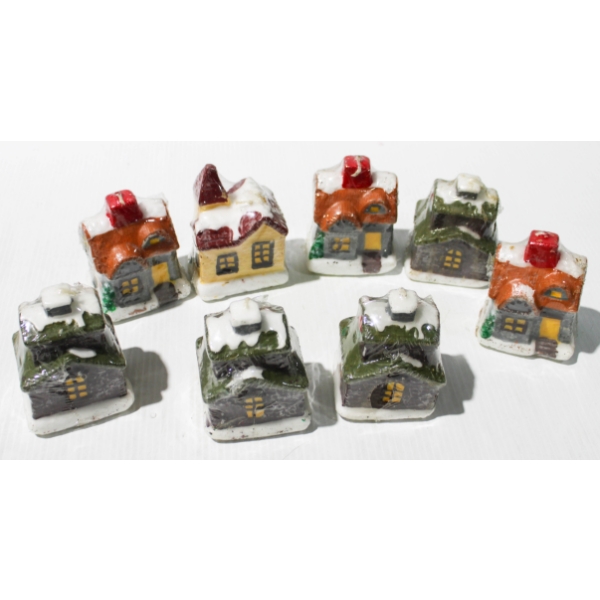 8 CHRISTMAS HOLIDAY CANDLES