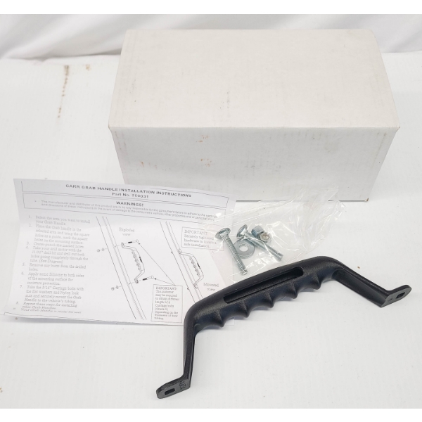 NEW CARR GRAB HOOK BOLT ON BLK HANDLE