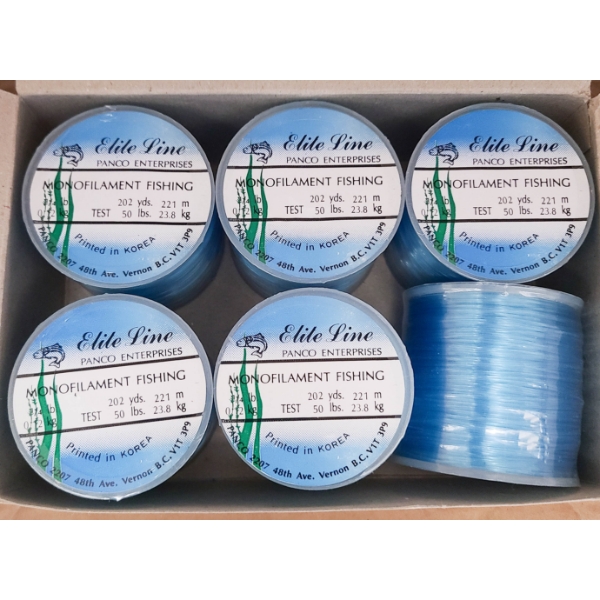 6 X 202 YRDS 50 LBS TEST FISHING LINE