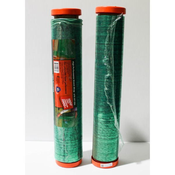 TWO ROLLS 20"W X 1000 PI LO STRETCH WRAP