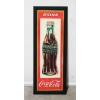 Image 1 : VINTAGE 14" X 37 1/2" COCA-COLA WALL ART