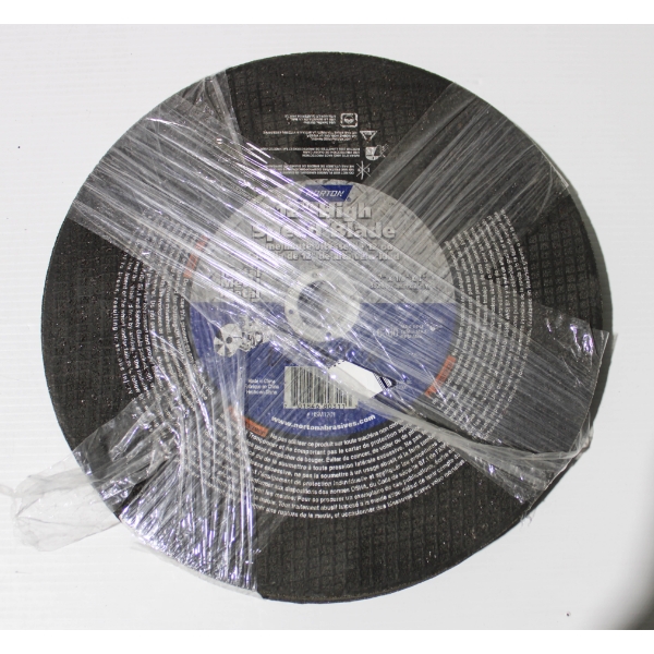 6 NEW NORTON 12" HIGH SPEED METAL CUTTING DISCS