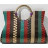Image 2 : NEW MAINA SILK HANDCRAFTED PURSE - SIZE 8.75" L X 7.5" H 