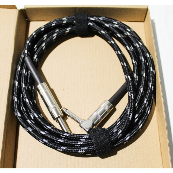 NEW 1/4" GUITAR CABLE STRAIGHT TO RIGHT ANGLE