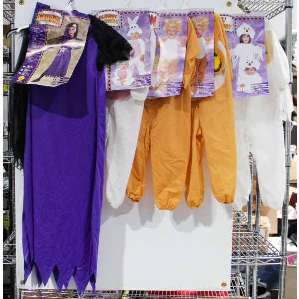 5 NEW CHILDREN'S HALLOWEEN COSTUMES - RABBIT - LION ETC.