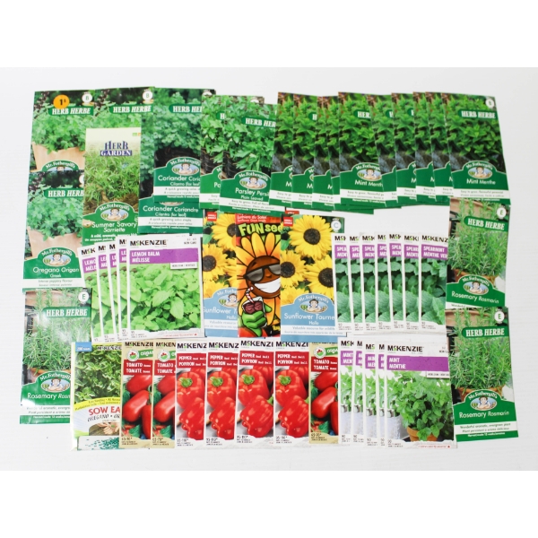 40+ PKS MCKENZIE & MR. FOTHERGILL'S SEEDS - SUNFLOWER ETC.