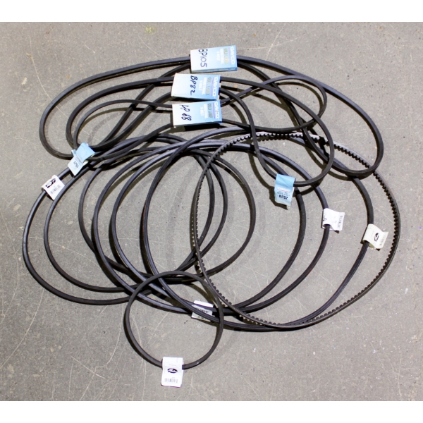 10 NEW FARM EQUIPMENT V-BELTS - ASST. SIZES