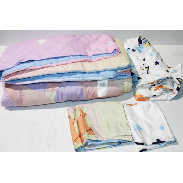 7PC FULL KIDS’ COMFORTER BED SET NOT IN PACKAGE