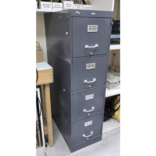 4 DRAWER FILING CABINET