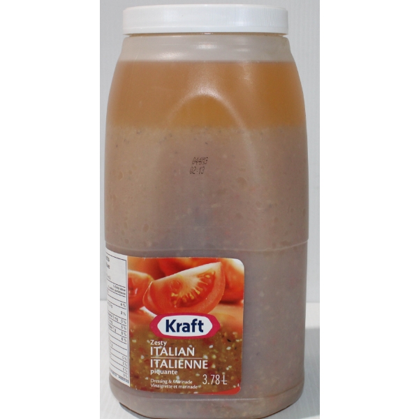 3.78L KRAFT ZESTY ITALIAN DRESSING & MARINADE