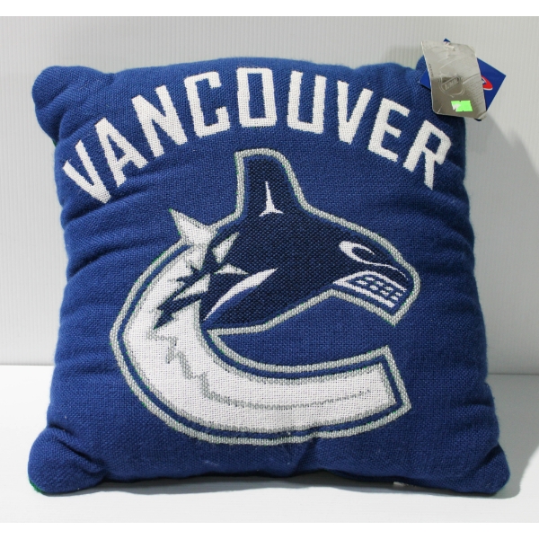 NEW VANCOUVER CANUCKS NHL 20" X 20" NORTHWEST PILLOW