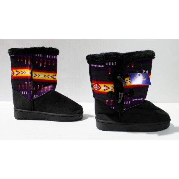NEW WOMEN'S NU TRENDZ BOOTS - SOUTHWEST DESIGN - PURPLE