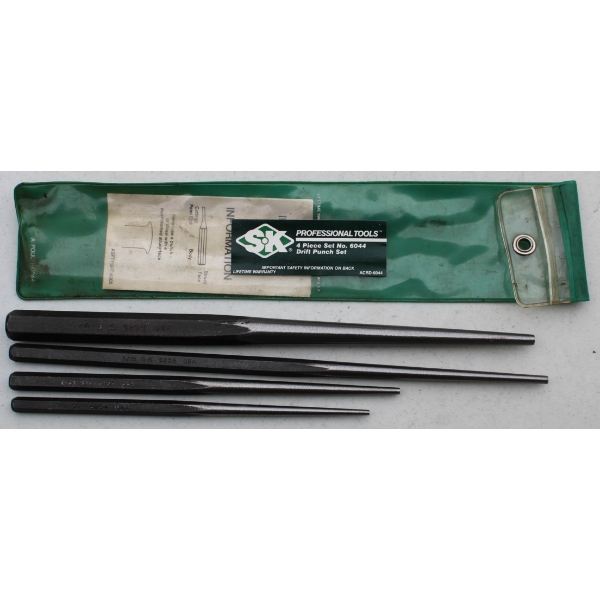 4PC S-K TOOLS PRO DRIFT PUNCH SET