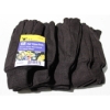 Image 1 : 12 PR BROWN JERSEY WORK GLOVES - SIZE XL