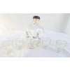 Image 1 : SKULL DECANTER & 4 MINI SKULL GLASSES