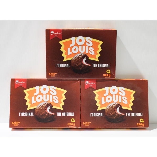 3 BXS X 6 VACHON JOS LOUIS ORIGINAL CAKES