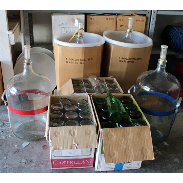 WINE MAKING SUPPLIES - CARBOYS ETC.