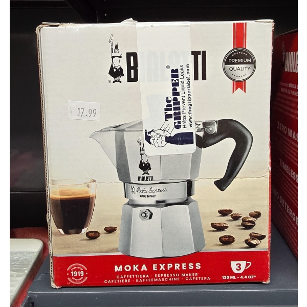 3 CUP BIALETTI MOKA EXPRESS ESPRESSO MAKER