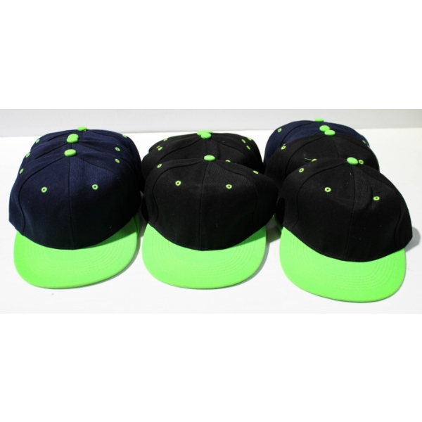 12 NEW ADJUSTABLE BASEBALL STYLE HATS - ASST. COLORS