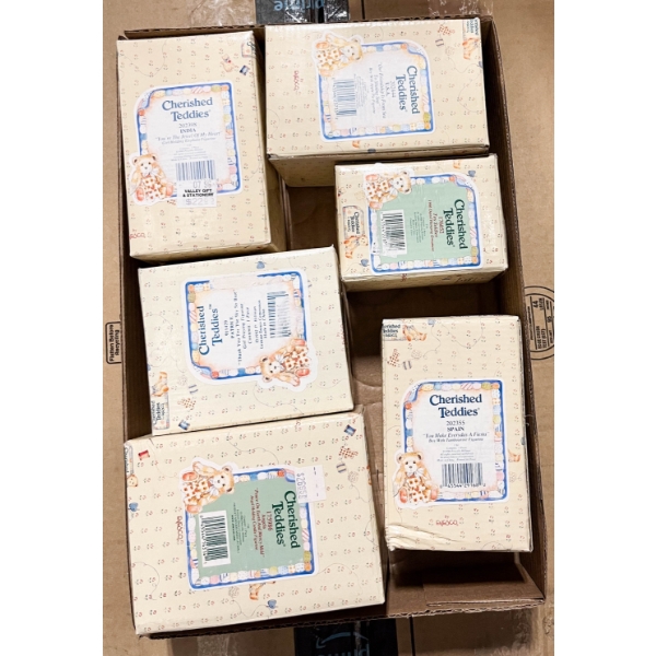 6 NEW CHERISHED TEDDIES FIGURINES 175986 ETC.