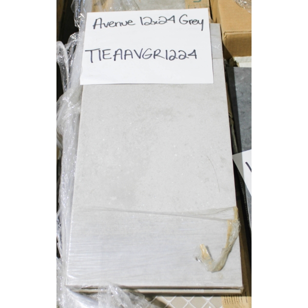 NEW **DISCO** TIERRASOL AVENUE GREY 12X24 TILE