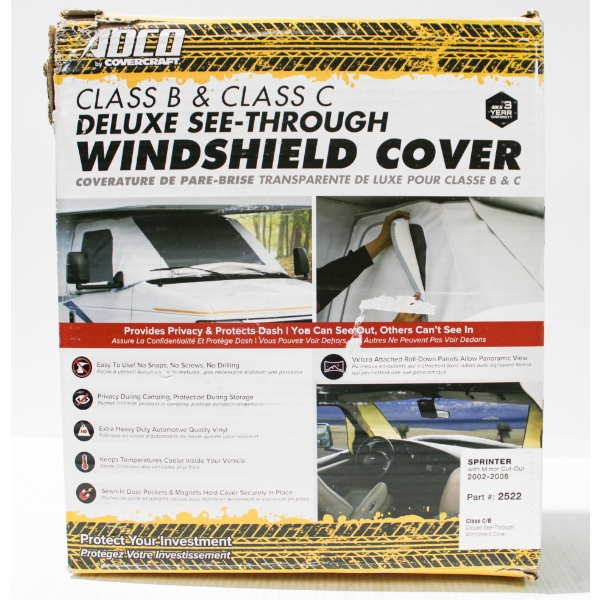 ADCO CLASS B & CLASS C DELUXE WINDSHIELD COVER