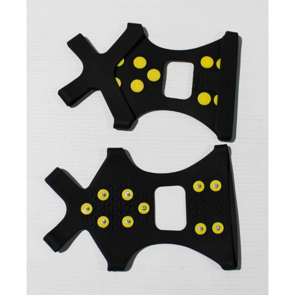 NEW NON-SLIP ICE TRACTION SLIP OVER SHOE / BOOT CLEATS