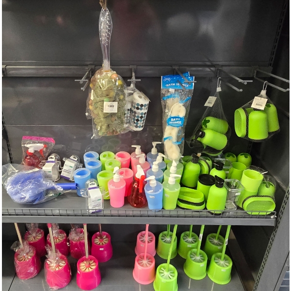  BATHROOM / SHOWER GOODS - SOAP DISPENSERS ETC.