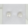 Image 1 : 14K WHITE GOLD AKOYA PEARL 8MM EARRINGS