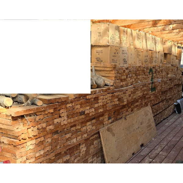 LUMBER CUT INTO FIREWOOD ROUGHLY 2 CORD