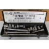Image 1 : 18PCS WESTWARD 1/2" DRIVE METRIC SOCKET WRENCH SET