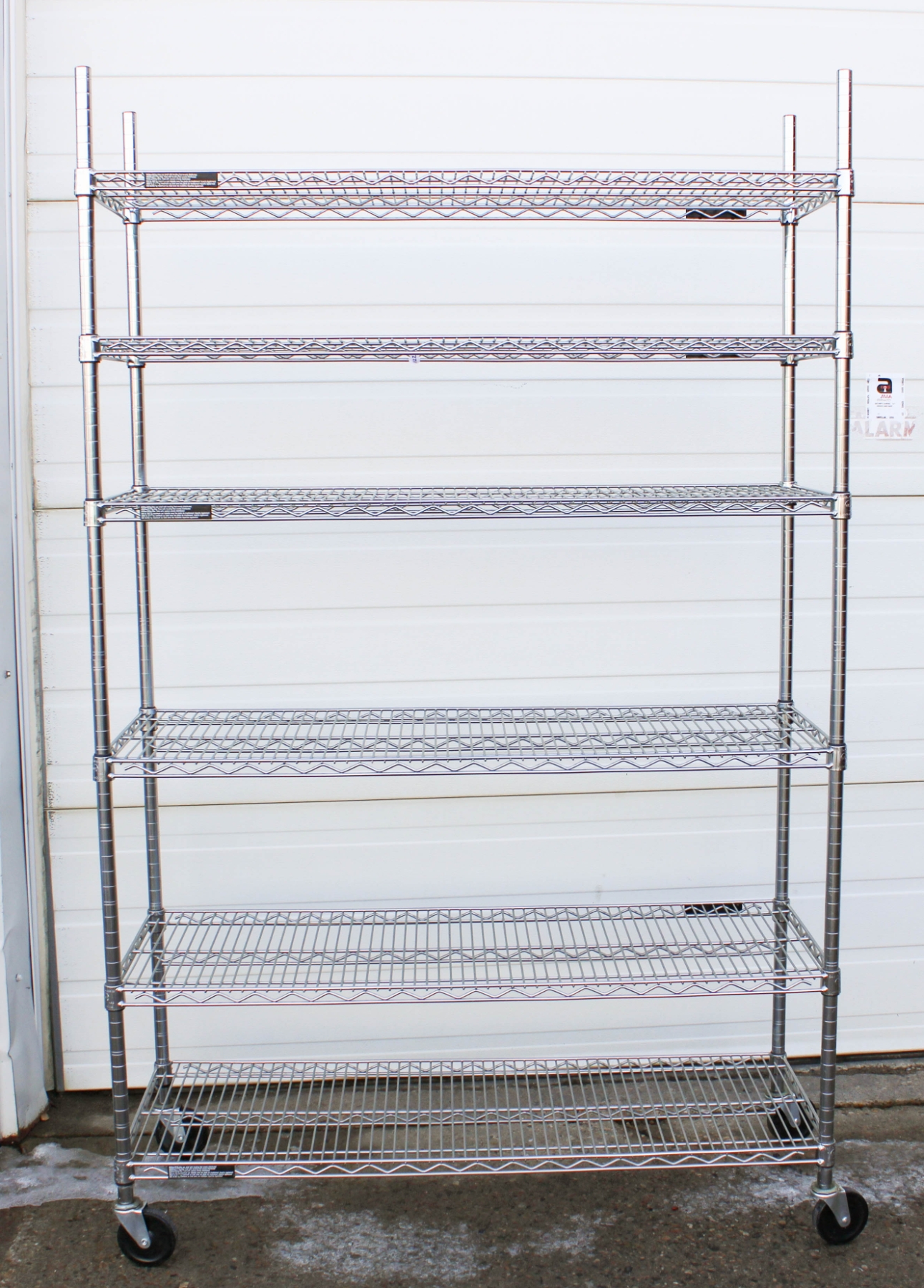 Six Tier Rack ROLLING INDUSTRIAL 6 TIER STORAGE RACK
