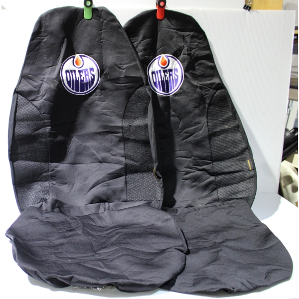 NEW EDMONTON OILERS FRONT CAR SEAT COVERS