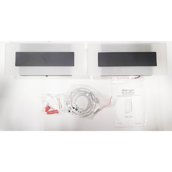 2 PK MODERN WALL LIGHT - OPEN BOX